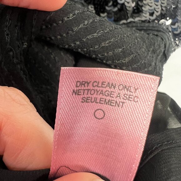 Calypso St Barth Sequin Maxi Skirt Silk Long Party Special Occasion Black XS - Picture 12 of 13